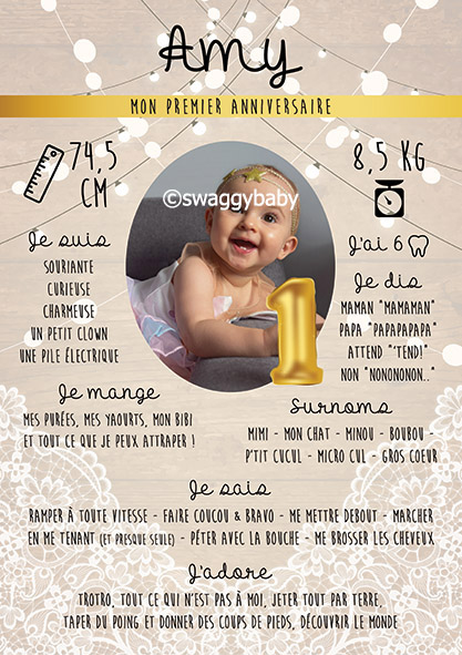 affiche 1 an AMY